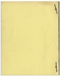 Moe Howard's Script Treatment for ''The Three Stooges Go Around the World in a Daze'', With Working Title ''The Three Stooges Go Around the World on Eighty Cents'' -- 68pp., Very Good Plus